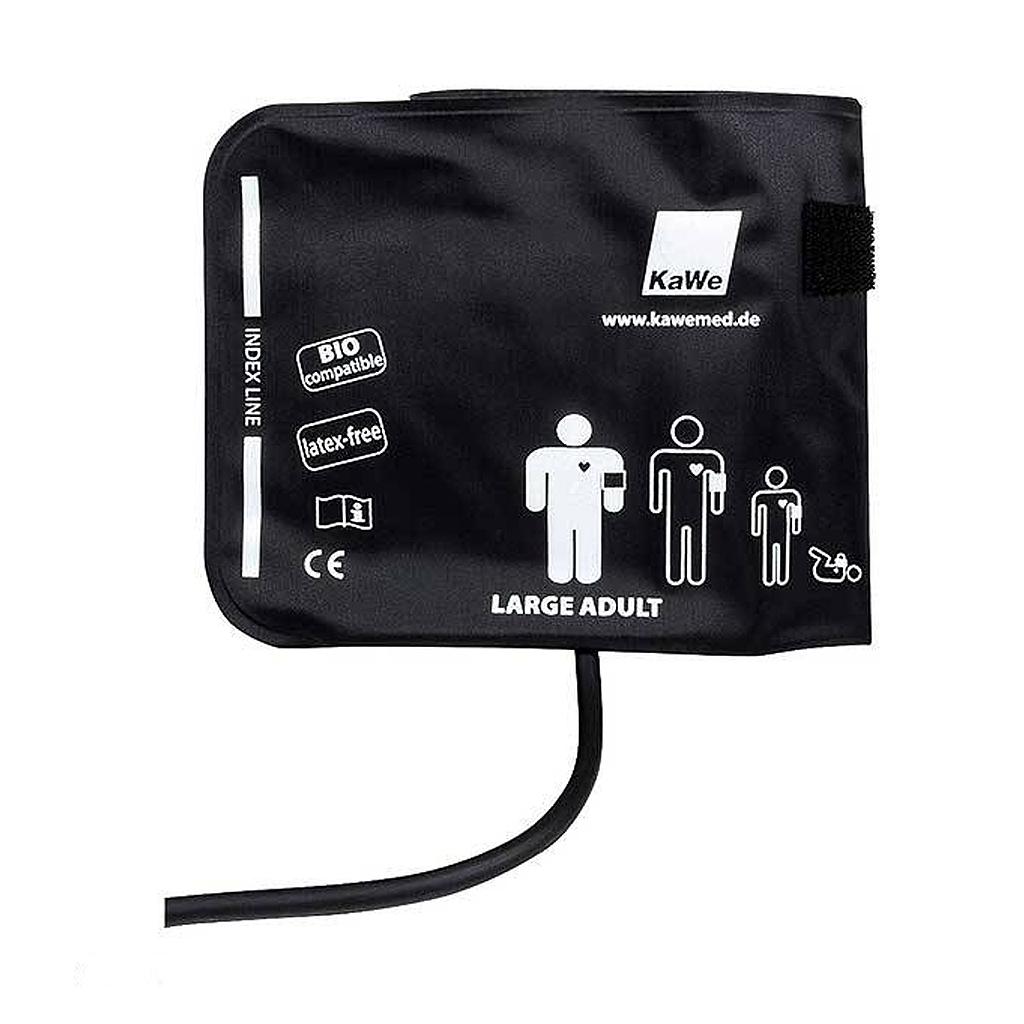 KaWe cuff for sphygmomanometer, black, 1 tube, adult