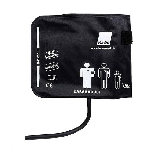 [11805009] KaWe cuff for sphygmomanometer, black, 1 tube, adult