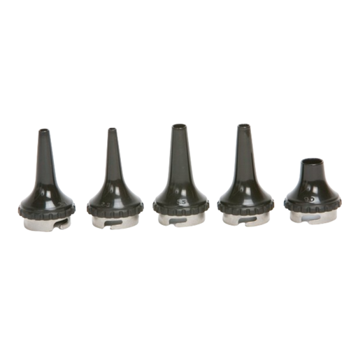 [15602221] Ear speculum (funnels) for KaWe veterinary otoscope, reusable, set of 5 sizes (2.5, 3.5, 4.5, 5.5 and 9.0)